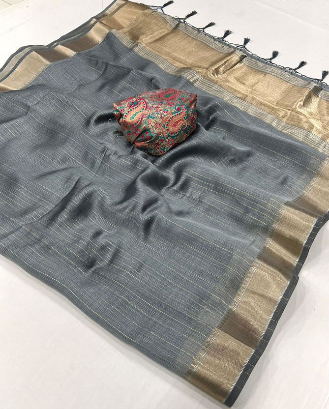 Knoorie Seasons By Rajtex Moss Chiffon Handwoven Saree Wholesale Online